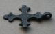 European Medieval Crusader Period Bronze Cross Pendant 1200 Ad Vf, European photo 4