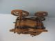 Vintage Doll Carriage Antique Doll Stroller Miniature Old Wood Construction Baby Carriages & Buggies photo 6