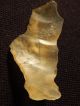 Translucent Prehistoric Tool Made From Libyan Desert Glass Found In Egypt 6.  79gr Neolithic & Paleolithic photo 3