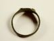 Rare Ancient Roman Bronze Legionary Ring With Decorated Bezel - Wearable Roman photo 5