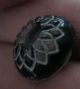 Antique Glass Kaleidoscope Button,  Cap Recessed,  In Center Buttons photo 1