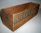 Vintage Rustic Wooden Kraft White American Cheese Box Kraft - Phenix Chicago Boxes photo 1