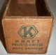 Vintage Rustic Wooden Kraft White American Cheese Box Kraft - Phenix Chicago Boxes photo 7