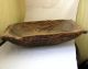 Small Antique Primitive Hand Carved Wood Dough Bowl Trencher Rare 19th Century Primitives photo 1