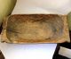 Small Antique Primitive Hand Carved Wood Dough Bowl Trencher Rare 19th Century Primitives photo 2