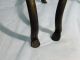 Vintage Wrought Iron Candle Holders Primitive Pair 19 
