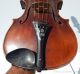 Antique C1900 ' S Violin 2 - Piece Tiger Maple Back Vuillaume Bow & Case String photo 9