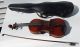 Antique C1900 ' S Violin 2 - Piece Tiger Maple Back Vuillaume Bow & Case String photo 1