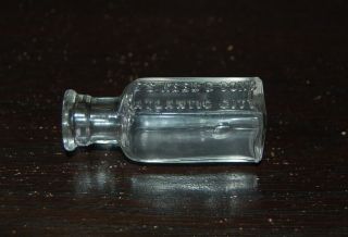 Antique E.  S.  Reed ' S Sons Apothecary Mini Glass Bottle Atlantic City Nj Medicine photo