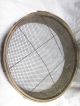 Round Antique Wooden Farm Agriculture Grain Seed Sifter/sorter/cleaner 17.  5 