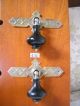 Antique Eastlake Teardrop Drawer Pull Large Back Plate Drawer Pulls photo 2