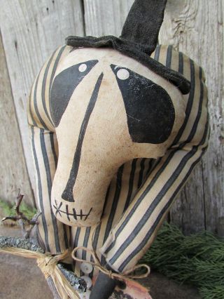 Primitive Folk - Art Grunge Reaper Fortune Teller A Kind Word Grunge Doll photo