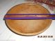 Early 19th Century American Birdseye Maple Wooden Bowl Thick Out Of Round Shape Primitives photo 10