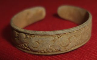 Viking Ancient Silver Ring Circa 700 - 800 Ad - 1273 - photo
