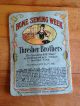 Antique Advertising Sewing Needle Case Thresher Brothers C1923 Needles & Cases photo 1