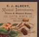 C 1880 ' S Antique American Star Violin Albert Philadelphia Banjo Business Ad Card String photo 4