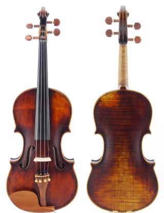 Fine,  Antique - Giuseppe Del Lungo - Italian Labeled Old 4/4 Master Violin photo