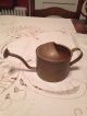 Old Mini Brass Watering Can,  Very Unique Spout Primitives photo 1