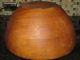 Antique Vintage Large Wooden Dough Bowl Primitive Hand Carved 14.  5 