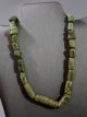 Vintage Fred Davis Taxco Mexico Sterling & Pre Columbian Stone Bead Necklace The Americas photo 2