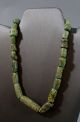 Vintage Fred Davis Taxco Mexico Sterling & Pre Columbian Stone Bead Necklace The Americas photo 3