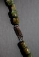 Vintage Fred Davis Taxco Mexico Sterling & Pre Columbian Stone Bead Necklace The Americas photo 7