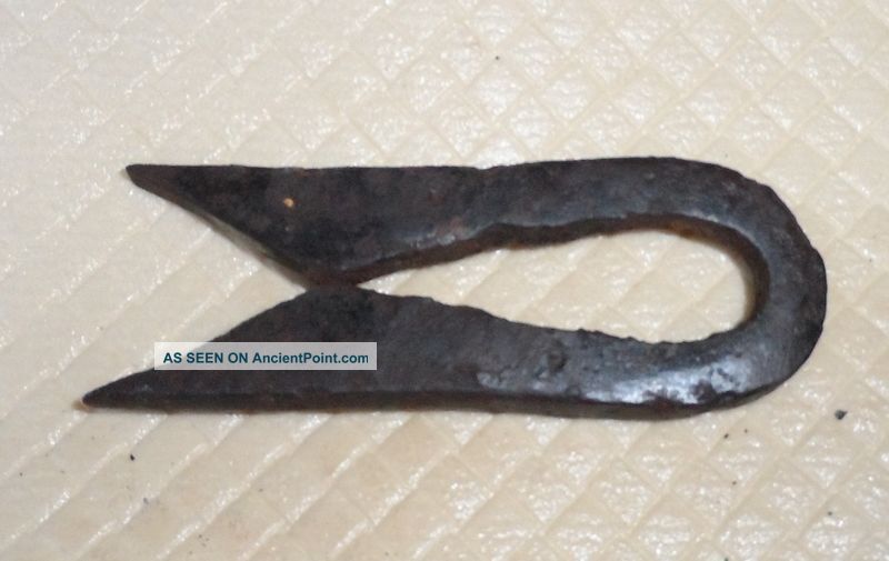 Xviii Century Ancient Iron Fire Striker Starter Firestriker 2111415 Primitives photo