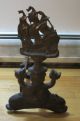 Vintage Or Antique Bronze Maritime Nautical Dolphin And Ship Andirons Other Maritime Antiques photo 8