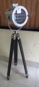 British Royal Master Stainless Steel With Wooden Tripod Floor Lamp Search Light Lamps & Lighting photo 1