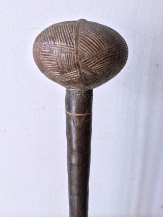 Old Club From Angola African Ethnic Tribal Staff Sword Spear Tchokwe Chokwe photo