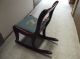 Vintage Rose Carved And Needlepoint Childs Rocking Chair By Lexington Chair Co. 1900-1950 photo 2