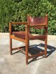Rare Borge Morgensen Oak & Leather Arm Chair Mid Century Modern Post-1950 photo 6