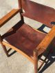 Rare Borge Morgensen Oak & Leather Arm Chair Mid Century Modern Post-1950 photo 7