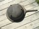 Antique Vintage Cast Iron Fireplace,  Hearth Kettle,  Long Handle,  3 Legs Hearth Ware photo 1