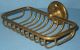 Antique/vintage Over The Side Brass Soap Dish Holder For Claw Foot Tub Bath Tubs photo 4