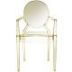 Philippe Starck Style Premium Quality Louis Yellow Ghost Arm Chair - Acrylic Nib Mid-Century Modernism photo 1