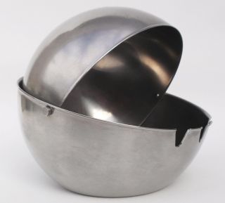 Space Age - Modernist Stainless Steel Ashtray Scandinavian Design Made In Sweden photo