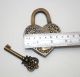 Vintage Carved Love Heart Forever Padlock With Two Skeleton Key Solid Brass Lock Locks & Keys photo 7