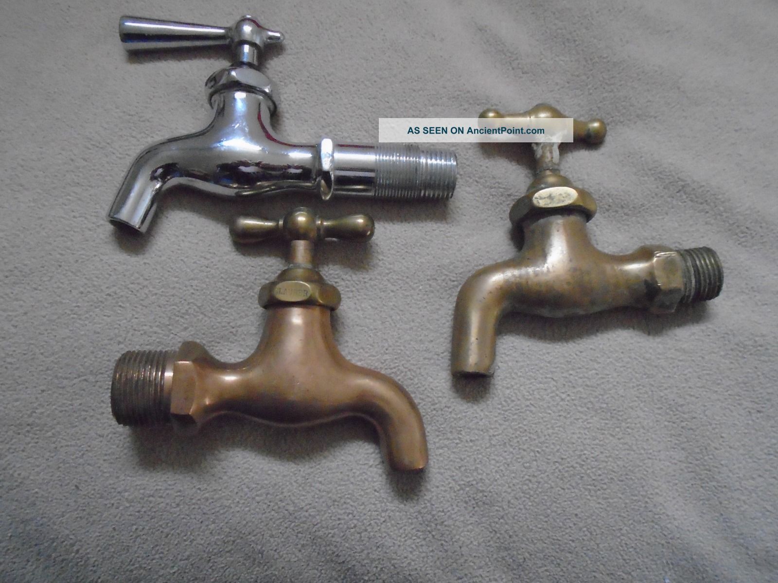 Vintage Brass Faucets 3 Plumbing photo