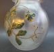 Fine Legras Antique French Art Nouveau Cameo Glass Vase W/ Pea Shoots C.  1900 Art Nouveau photo 3