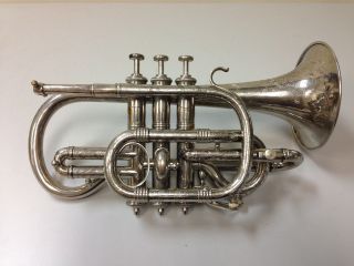 Marceau Paris For Sears Engraved Cornet photo