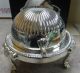 Vintage Leonard Silverplate Domed Butter Or Caviar Dish Server W Lion Feet Butter Dishes photo 1