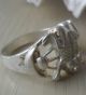 Vintage Tribal Exotic Chinese Handmade Miao Silver Frog Ring Rings photo 3