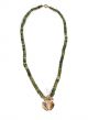 Ancient Pre Columbian Tairona Green Stone Beads & Pendant Necklace Artifact The Americas photo 5