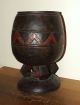 Old Dogon People Painted Urn / Pot From Mali Sculptures & Statues photo 2