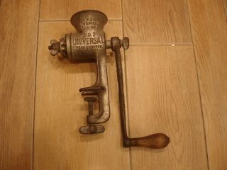 Universal No.  2 Meat Grinder,  Tabletop,  L.  F.  & C. ,  Britain Connecticut Usa photo