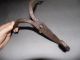 Large Primitive Hand Wrought Iron Hook Blacksmith 18th Century ? Old Hook Hearth Ware photo 2