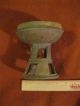 Vintage Antique Silla Dynasty Korean Unglazed Stoneware Stem Cup 1 Appraisal Korea photo 1