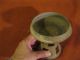 Vintage Antique Silla Dynasty Korean Unglazed Stoneware Stem Cup 1 Appraisal Korea photo 5