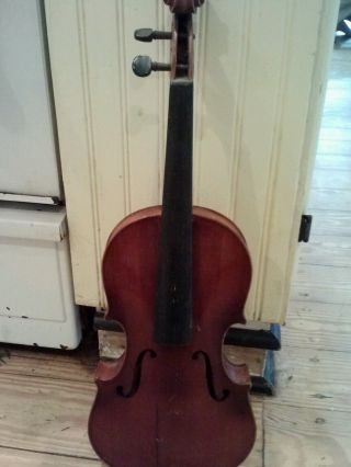 Antique Stradivarius Copy Violin Full Size For Repair photo